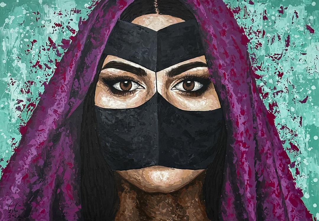 Tajalli — acrylic painting by Marya Mayan